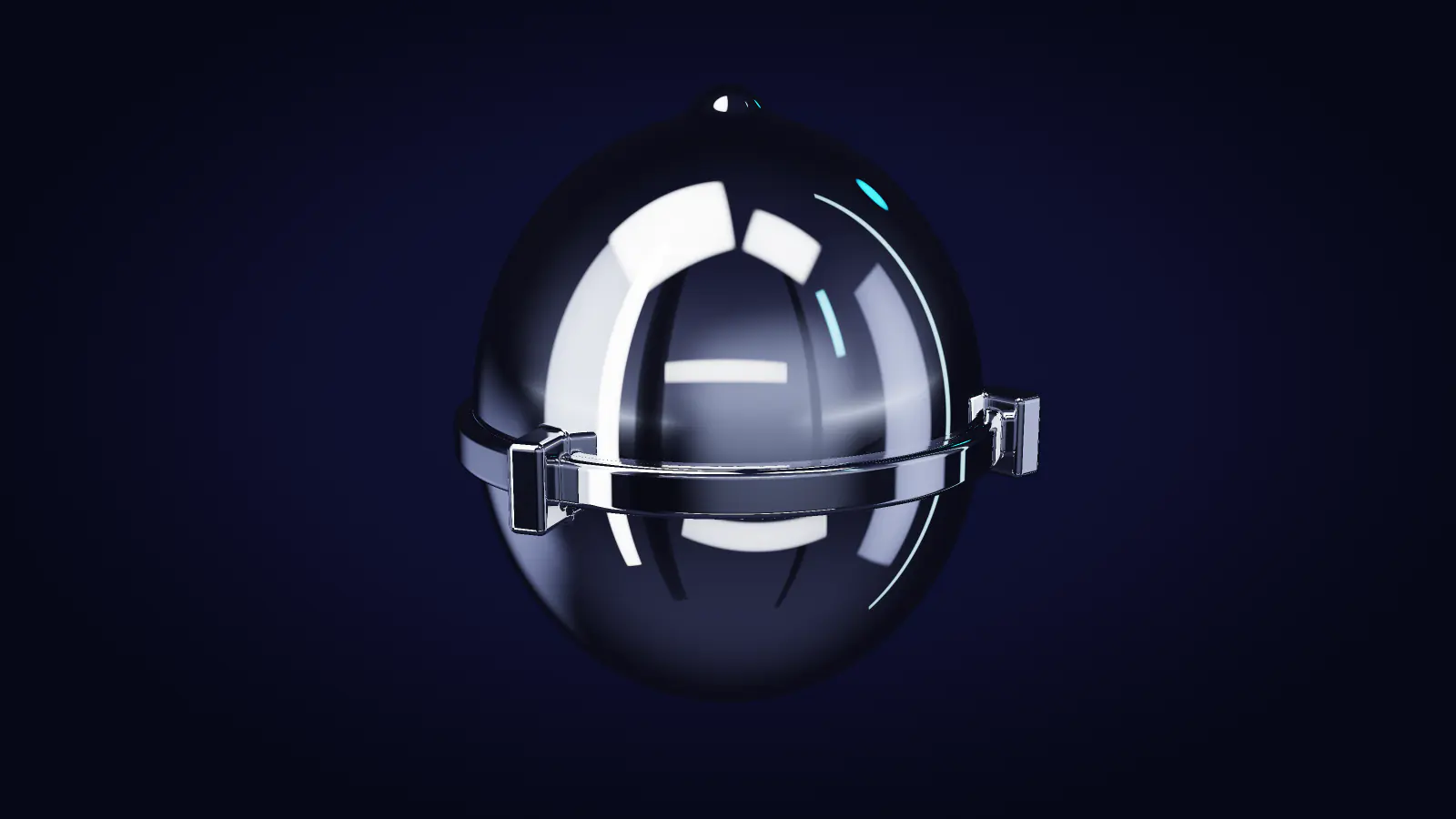 A sealed chrome vessel with a machined seam and a locking band